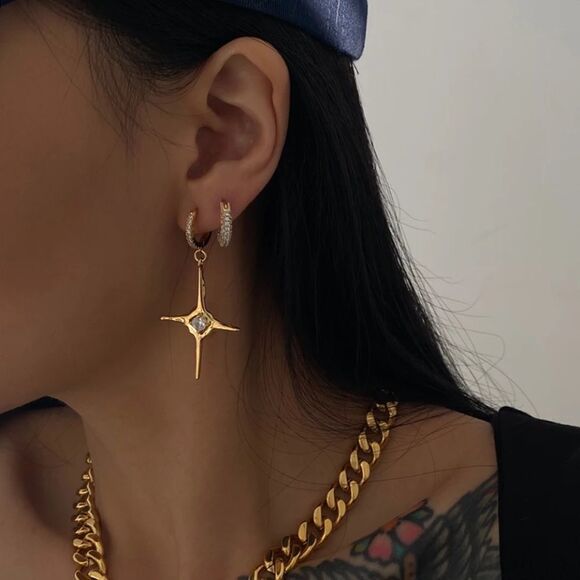 Shine Bright Star Earrings - Picture 1 of 2